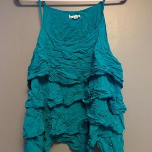 Teal tank top